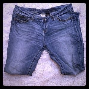 Harley Davidson blue Jean's with chains